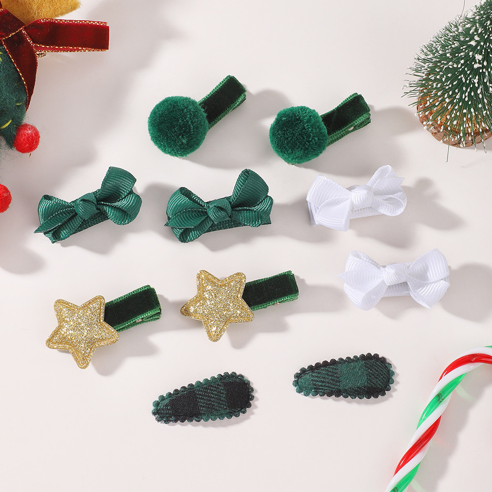 Holiday Kids Hair Pins 10Pcs C - Christmas Throw Blanket recension och pris