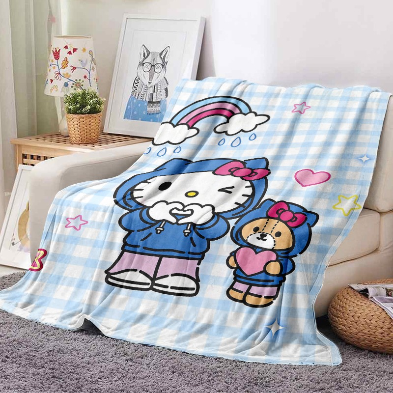 Sanrio Blanket Hello Kitty Bea - Christmas Throw Blanket recension och pris