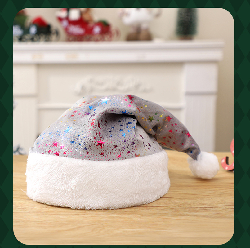 Red Plush Hot Stamping Stars C - Santa Hat Plush recension och pris