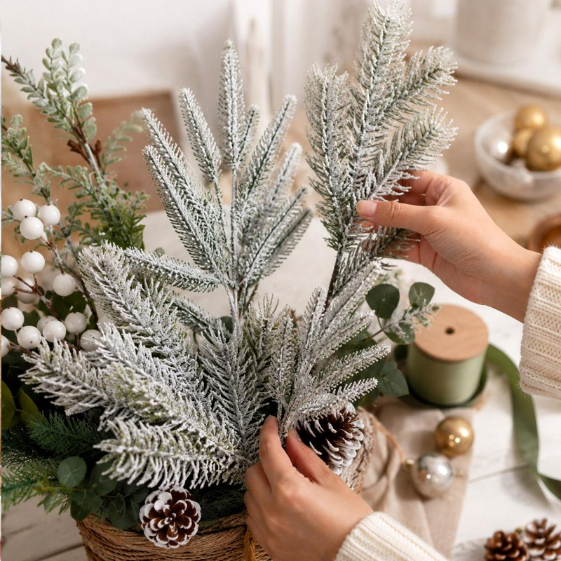 Artificial Christmas Pine Bran - Christmas Tree Artificial recension och pris