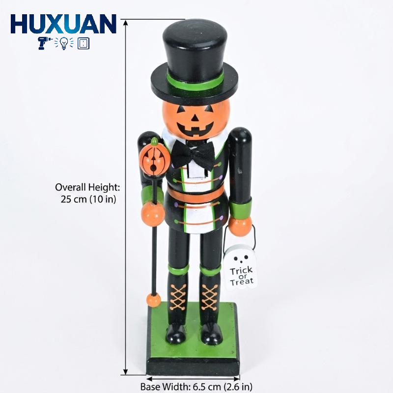 Halloween Wooden Nutcracker Wo - Nutcracker Figurine recension och pris