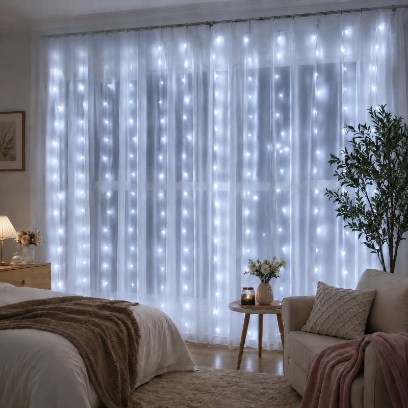 3/4/6m Curtain LED String Ligh - Led Fairy String Lights recension och pris