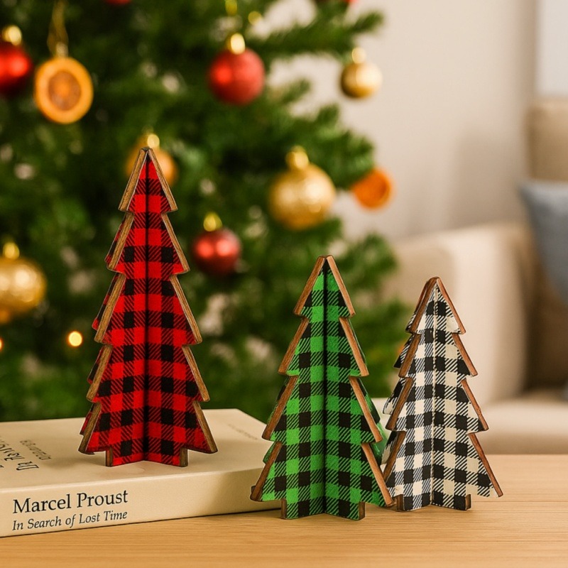 3 Pieces Christmas Decor Plaid - Christmas Throw Blanket recension och pris