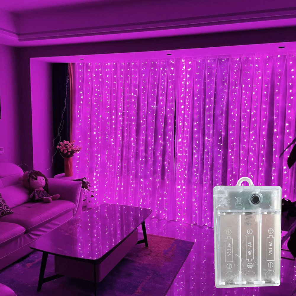 8 Modes Curtain LED String Lig - Led Fairy String Lights recension och pris