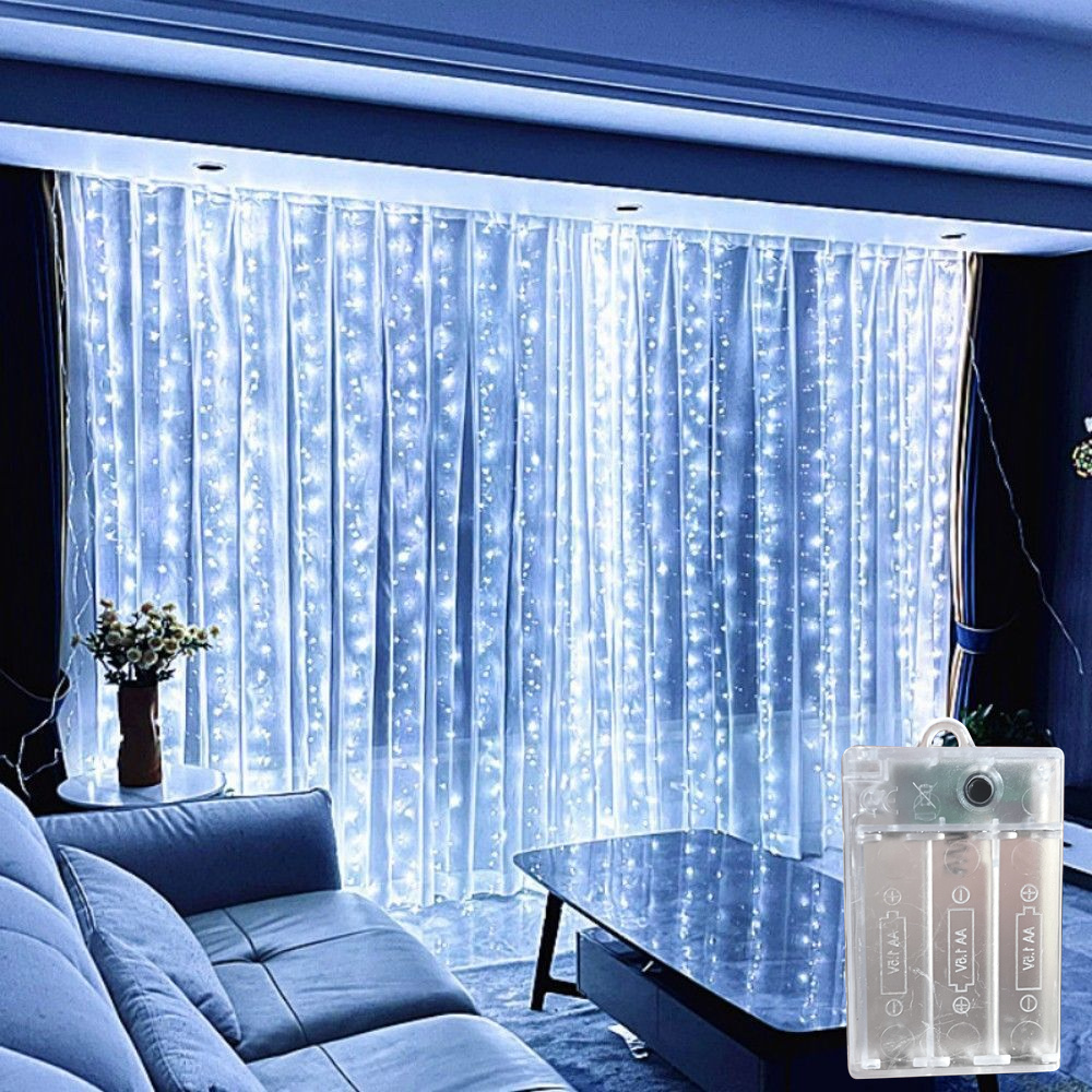8 Modes Curtain LED String Lig - Led Fairy String Lights recension och pris
