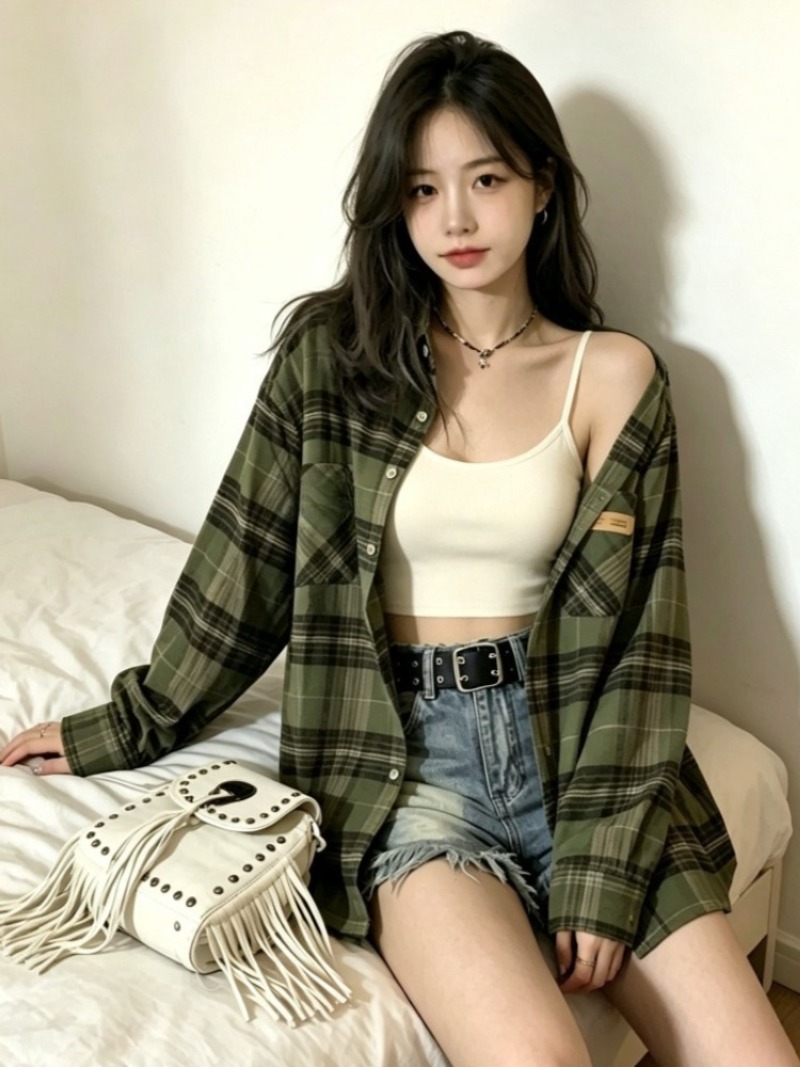 Plaid Shirts Women Retro Turn- - Christmas Throw Blanket recension och pris