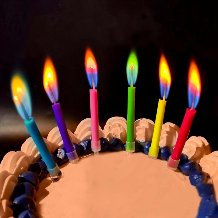 12/24 Pcs birthday cake candle - Holiday Candle Set recension och pris